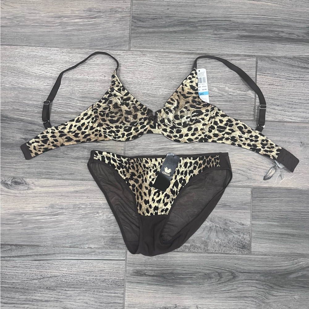 Leopard Print Bikini Set